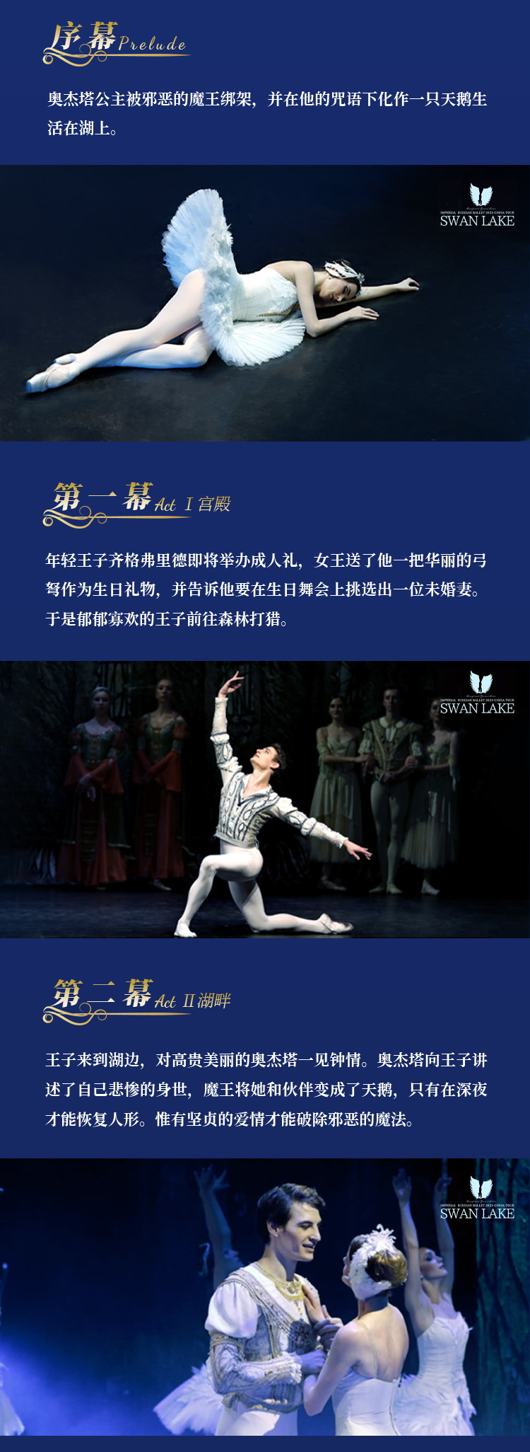 【哈尔滨站】俄罗斯皇家芭蕾舞团《天鹅湖》2024中国巡演21周年至臻呈现
